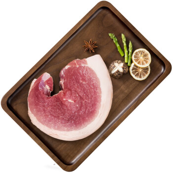 千喜鹤 猪后腿肉900g 带皮带膘猪臀肉后臀尖腿肉猪瘦肉猪肉生鲜京酱肉丝 0.9kg