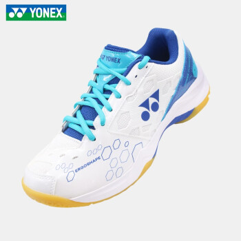 YONEX 尤尼克斯 羽毛球鞋耐磨防滑训练羽鞋SHB101CR白/蓝 38