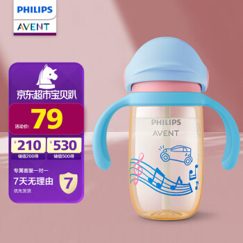 AVENT 新安怡 飛利浦新安怡陪你看世界PPSU吸管杯330ml  SCF786/36