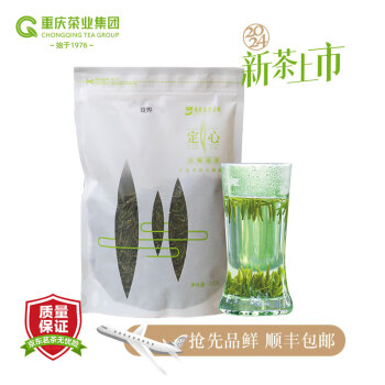 定心 綠茶 2024新茶重慶特產(chǎn)明前高山云霧嫩芽頭茶葉袋裝境界250g