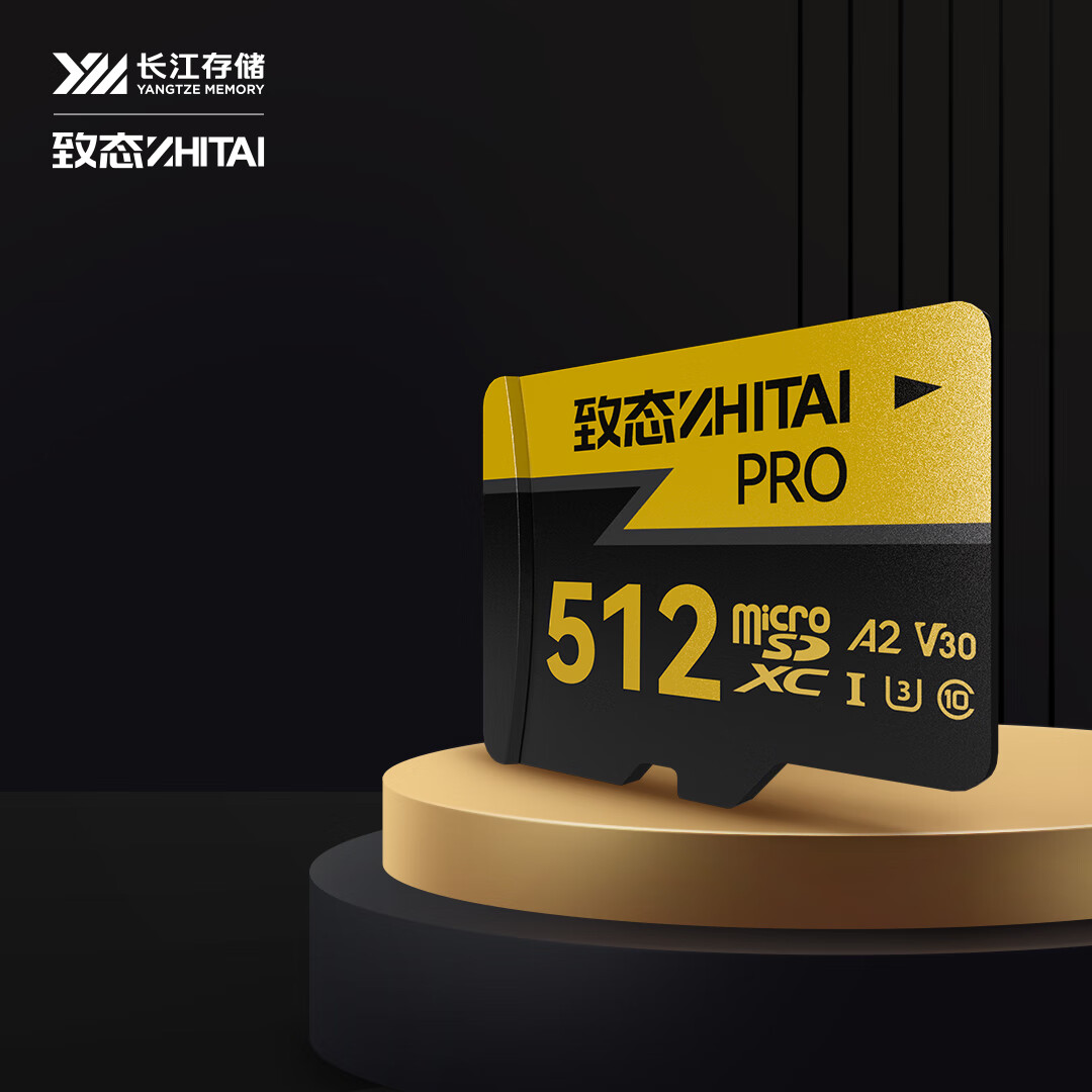 ZHITAI 致态 PRO专业高速 MicroSD存储卡 512GB（U3、A2、V30、class10） 379元