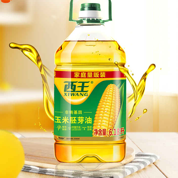 XIWANG 西王 食用油 玉米胚芽油6.18L 非转基因物理压榨 89.8元