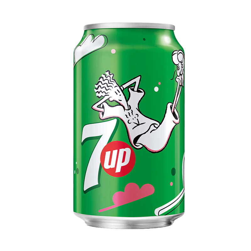 百事可乐 七喜 7up 柠檬味 可乐 汽水 碳酸饮料 整箱 330ml*24听 58.04元（合29.02元/件）