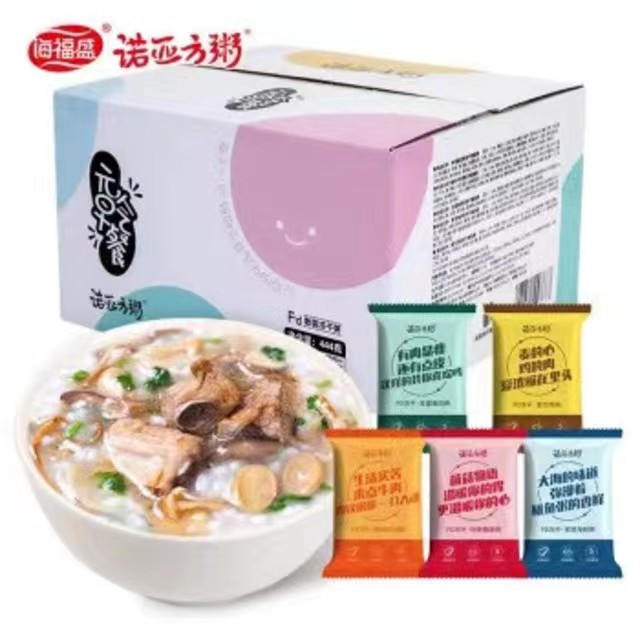 海福盛 方便速食粥 共12袋 券后19.04元