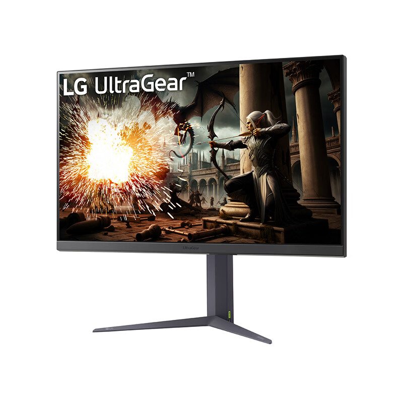 再降价、plus会员、新品预售：LG 31.5英寸 IPS 2K 180Hz原生 1ms 电竞显示器32GS75Q 2486.51元（晒单再返100E卡）