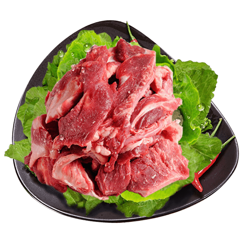 京东百亿补贴:恒都 国产原切筋头巴脑 1kg/袋 冷冻 谷饲牛肉 44.90元包邮