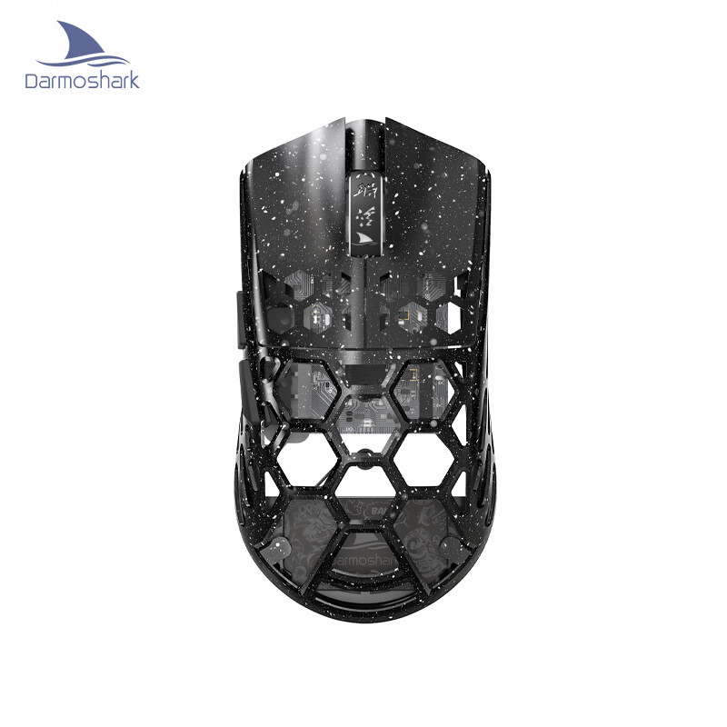 新品发售：Darmoshark 达摩鲨 M2Air 镁合金三模无线鼠标 26000DPI 星空黑 券后499元