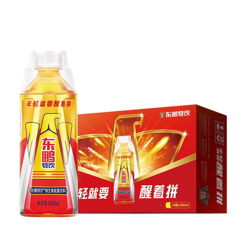 东鹏特饮有奖版维生素功能饮料 500ml*24瓶/箱 88.19元