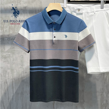 U.S. POLO ASSN. 男士短袖POLO衫 JC-UPAD2312 ￥66