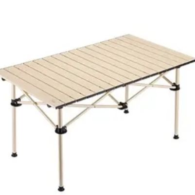 PLUS会员：原始人 户外折叠野餐桌 95*55cm米白色 1件 98元包邮(多重优惠后)