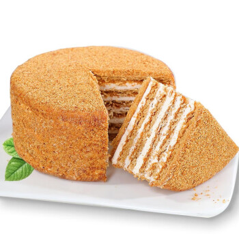 俄之诺 俄式提拉米苏蛋糕营养早餐千层蛋糕学生休闲食品零食 原味400g