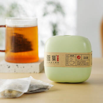 移动端、京东百亿补贴：雅集 茶包袋过滤茶渣玉米纤维茶包袋一次性泡茶袋盒装100个