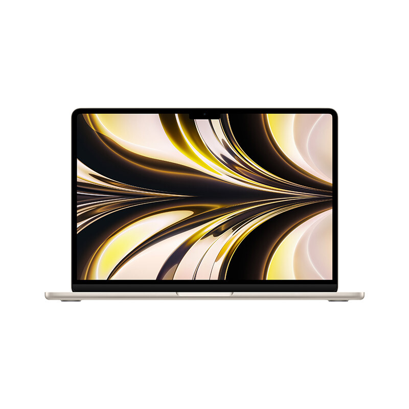 Apple 苹果 2022款MacBookAir13.6英寸M2(8+8核)8G256G星光色轻薄笔记本电脑MLY13CH/A 券后7599元