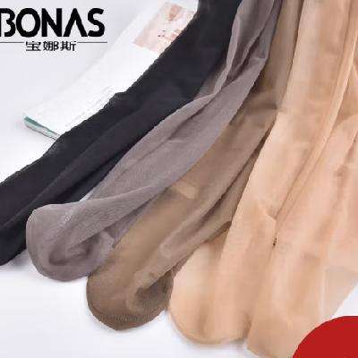 PLUS会员：BONAS 宝娜斯 女士春季连裤袜 丝袜 3双装 19.7元包邮（需用券）