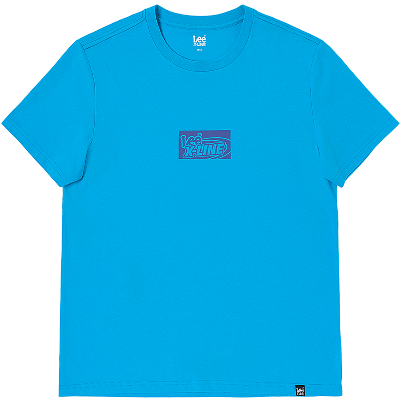 Lee 短袖T恤 蓝色 48.07元需凑单、PLUS会员
