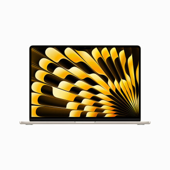 Apple 苹果 2023款MacBookAir 15英寸 M2(8+10核)8G 256G星光色轻薄笔记本电脑MQKU3CH/A