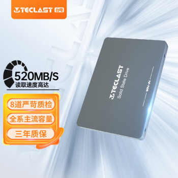Teclast 台电 512GB SSD固态硬盘SATA3.0接口 稳影系列