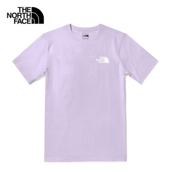 北面 短袖T恤女户外舒适透气短袖春上新8AVD 紫色/PMI M