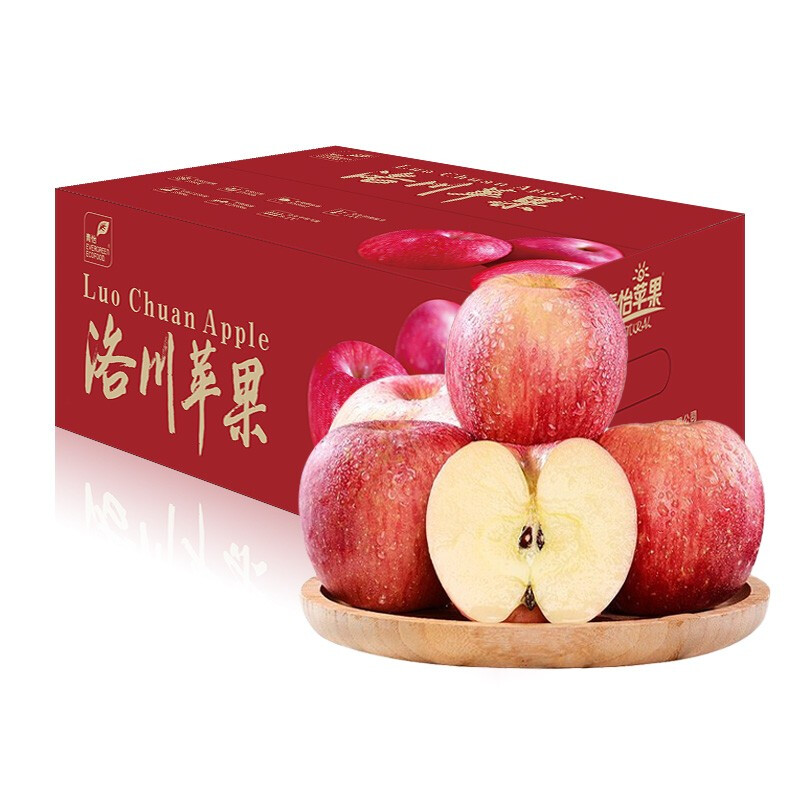 京觅 洛川苹果 青怡陕西红富士净重4.5kg 单果160g起 新鲜水果礼盒 67.41元（需买2件，需用券）