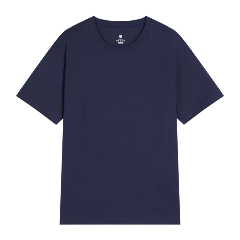 PLUS会员：京东京造 重磅小白T 圆领t恤 男 短袖 姜黄 L 39.4元包邮（需用卷）