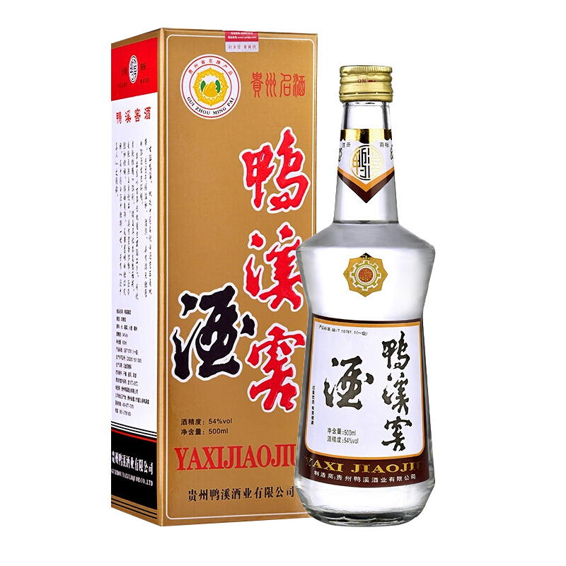 鸭溪窖 复古版 54%vol 浓香型白酒 500ml 单瓶装 58.24元