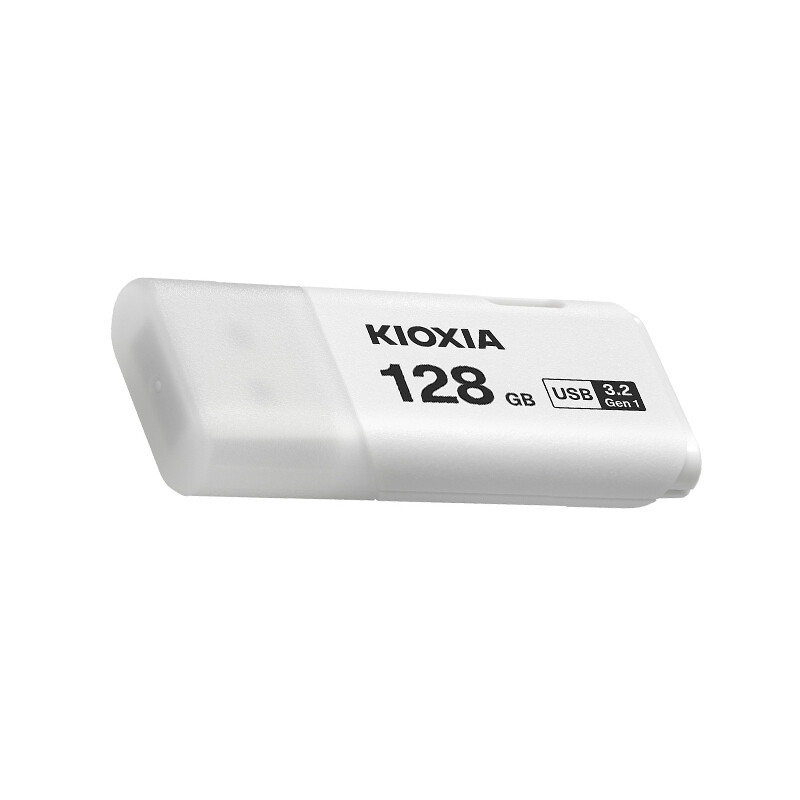 KIOXIA 鎧俠 128GB U盤(pán) U301隼閃系列 白色 USB3.2接口 53.9元