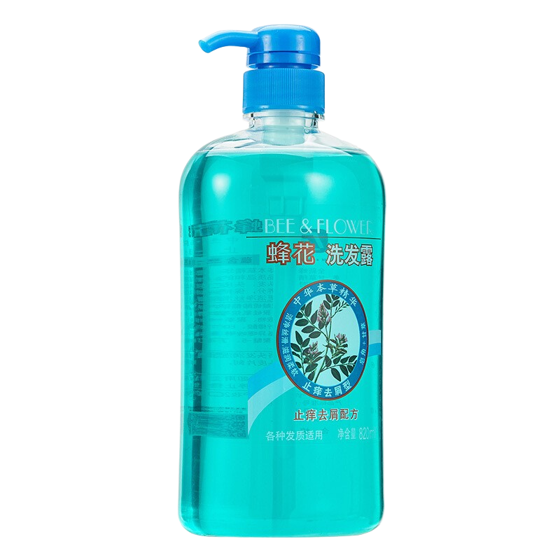 蜂花 本草精華洗發(fā)水洗發(fā)露去屑820ml 20.7元