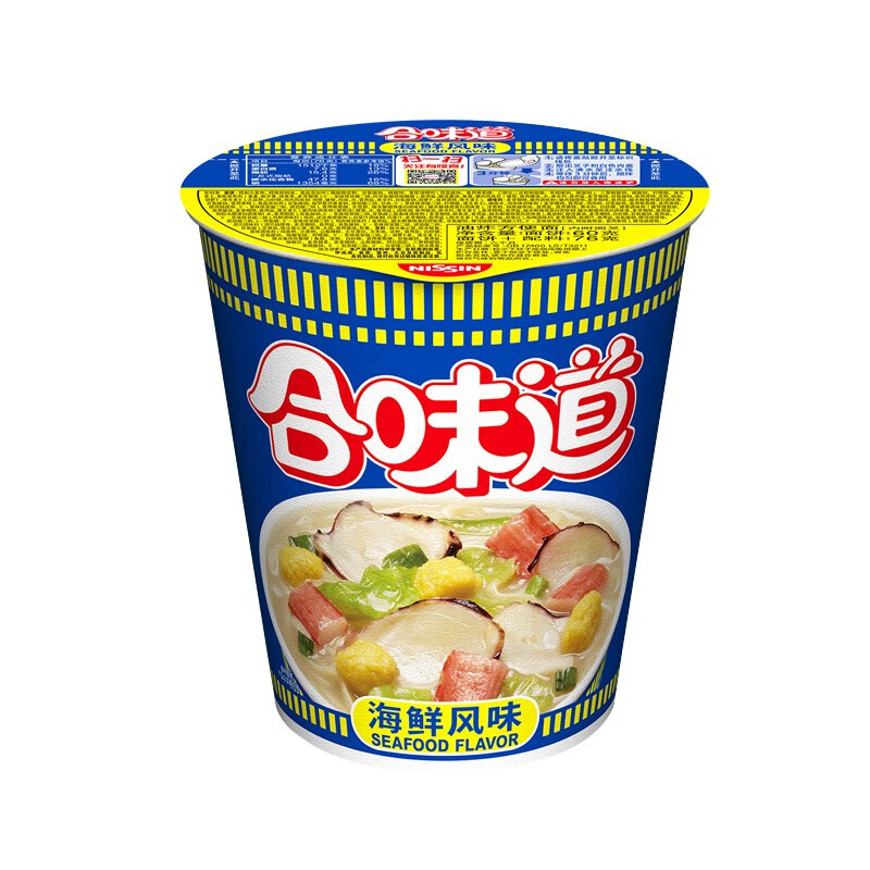 CUP NOODLES 合味道 标准杯 海鲜风味方便面 76g 券后3.63元