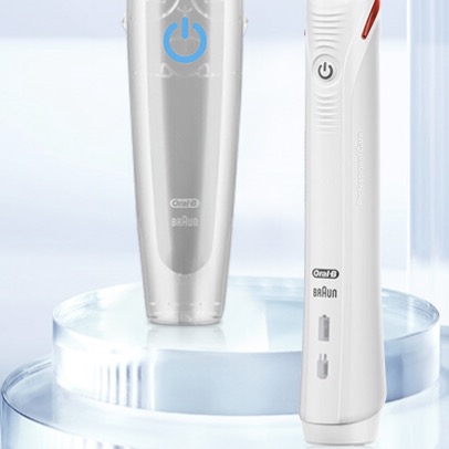 Oral-B 歐樂-B P歐樂B（Oralb）電動牙刷 3D聲波震動成人充電式牙刷 P4000 櫻花版（白）博朗精工 券后269元