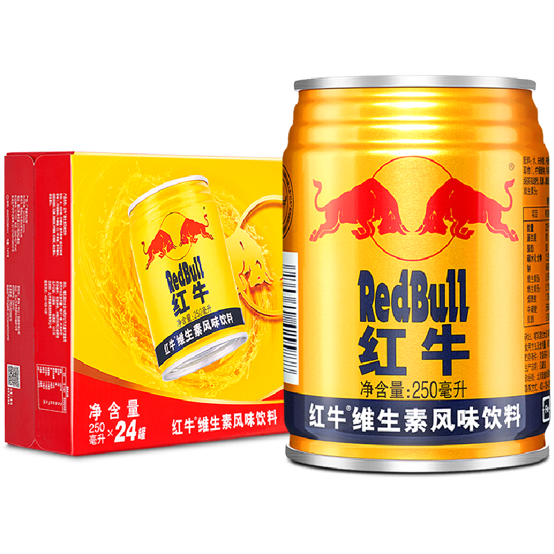 红牛维生素风味饮料 250ml*24罐 94元包邮