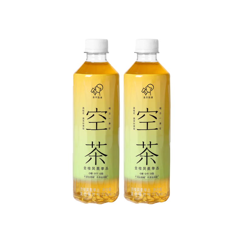 PLUS会员: 喜茶（HEYTEA）空茶 金桂口味 500ml*15瓶 37.42元包邮（普通用户37.92元）