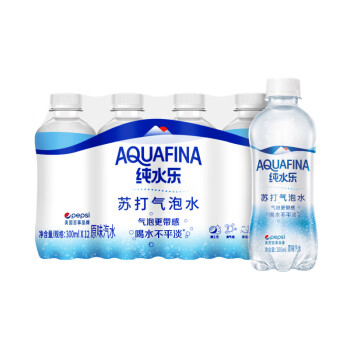 AQUAFINA 纯水乐 百事可乐纯水乐 AQUAFINA 纯水乐苏打气泡水（汽水）300ml *12瓶