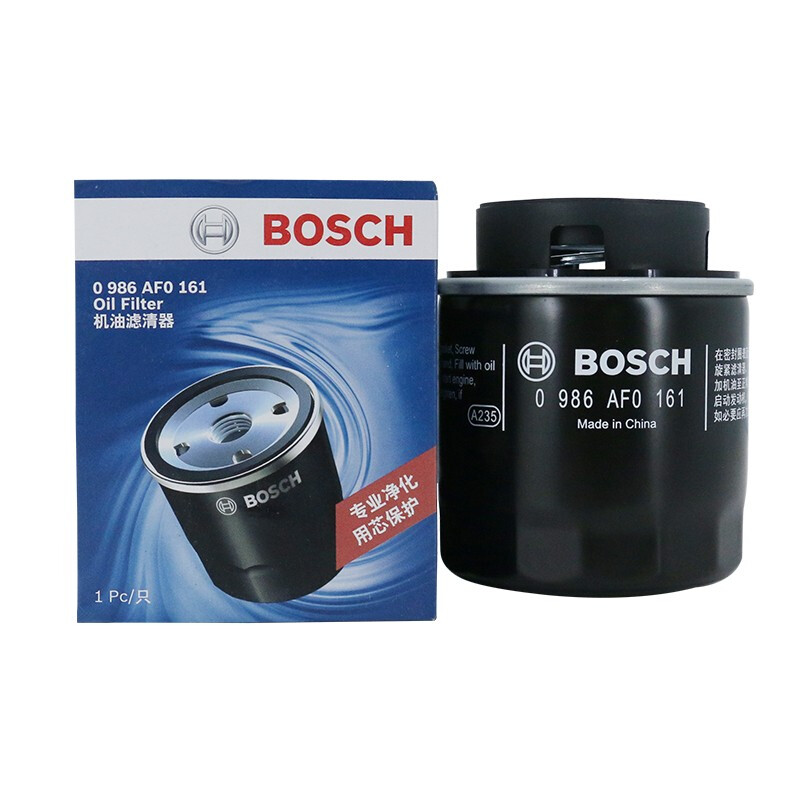 BOSCH 博世 机油滤芯机滤清器0161适配大众速腾朗逸途安宝来POLO比亚迪秦宋元 24.32元