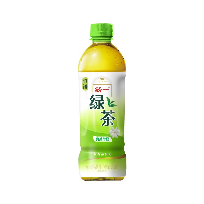 京东百亿补贴：统一 绿茶 500ml*15瓶 茶饮料 整箱装 35.6元