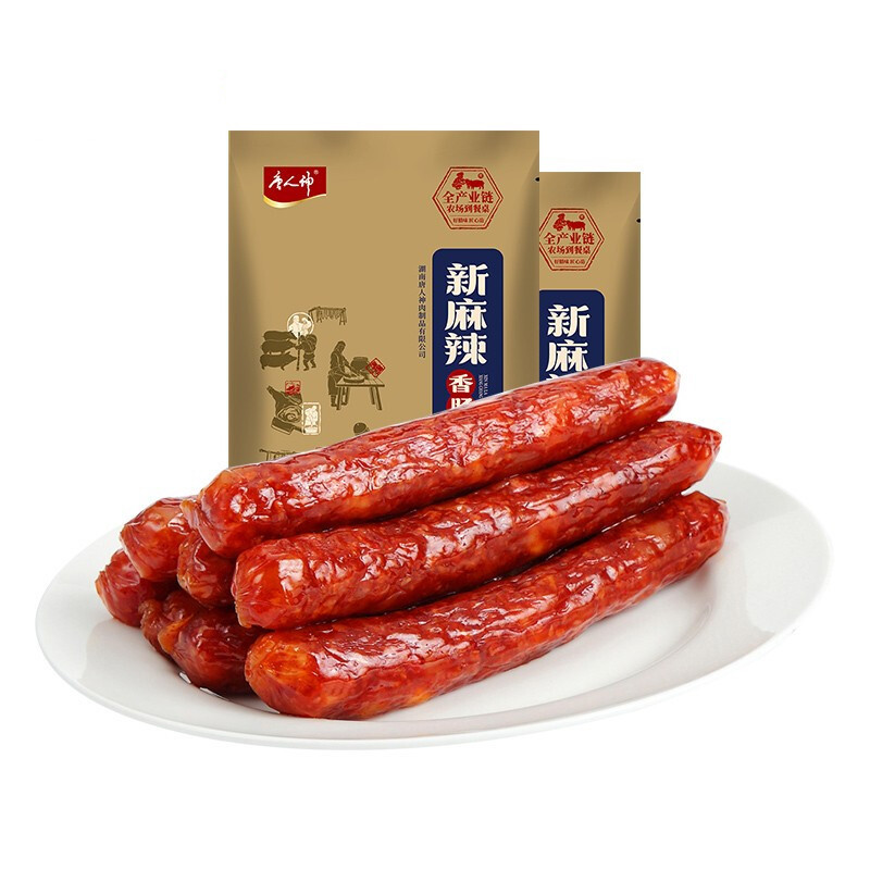 唐人神 麻辣香肠 200g*2 券后19.9元