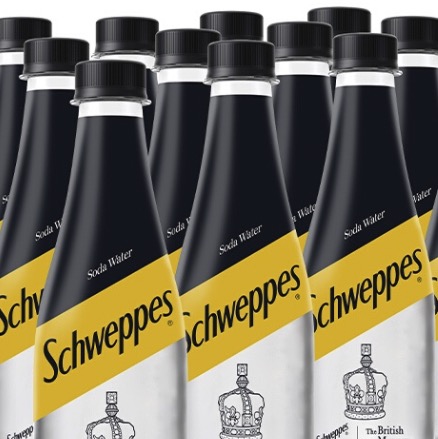 Schweppes 怡泉 无糖零卡 苏打水 400ml*12瓶 券后30.9元