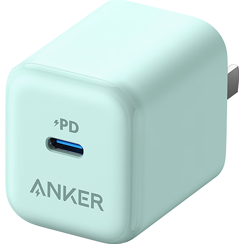 京东百亿补贴、PLUS会员：ANKER安克 PD20W快充充电头Type-C 29.75元包邮
