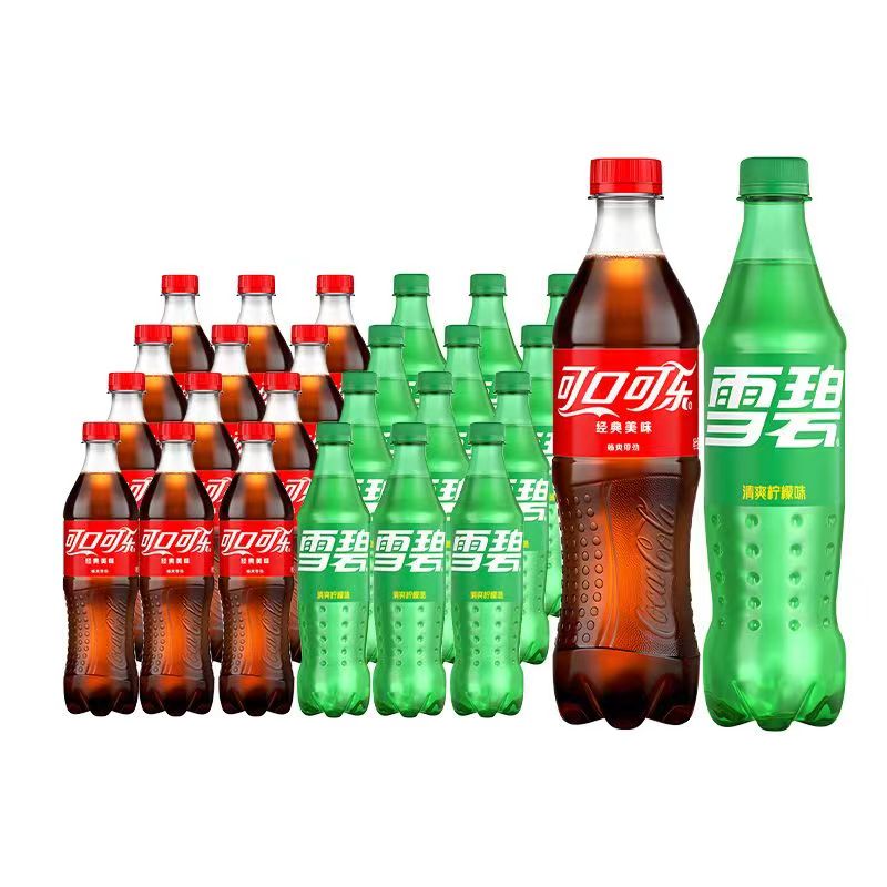 23日20点、限1000件、京东百亿补贴：可口可乐（Coca-Cola）汽水碳酸饮料 500mL*24瓶 可乐+雪碧 混合装 49元（PLUS专享立减可更低价）