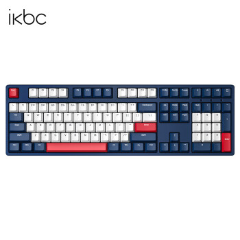ikbc C210 景泰 有线机械键盘 108键 红轴