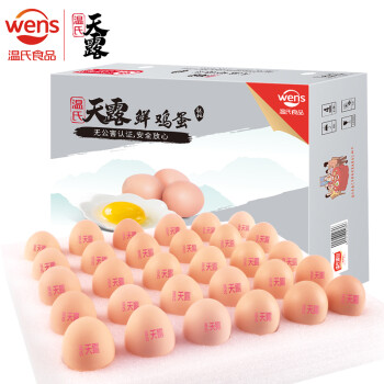 WENS 温氏 天露 鲜鸡蛋 30枚 1.5kg