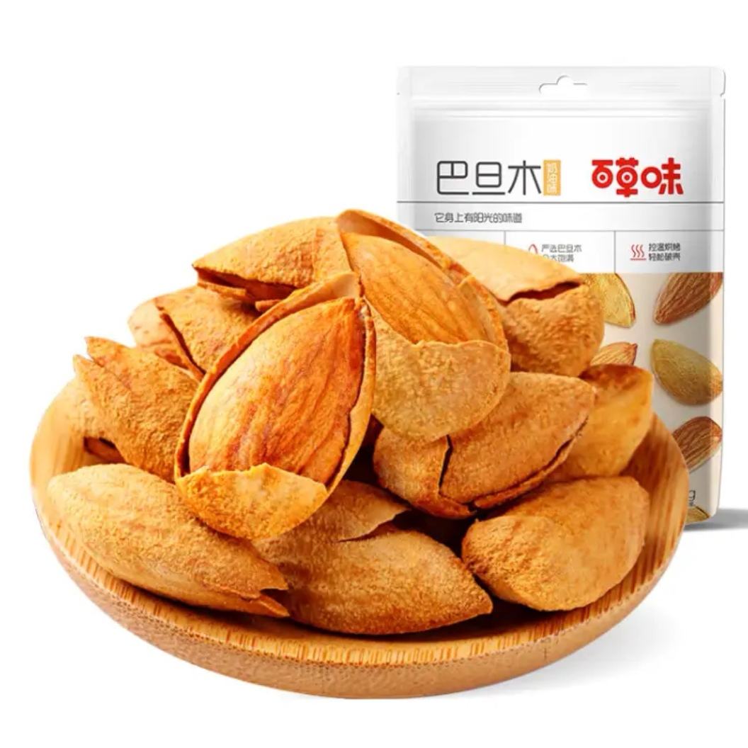 百草味 原味巴旦木 50g*专区任选10件 36元（合3元/件）