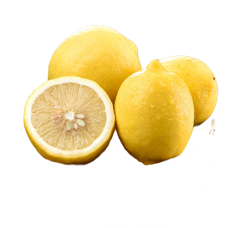 PLUS会员：滇鲜生 黄柠檬 3斤（单果100g-180g） 3.42元包邮（合1.14元/斤）