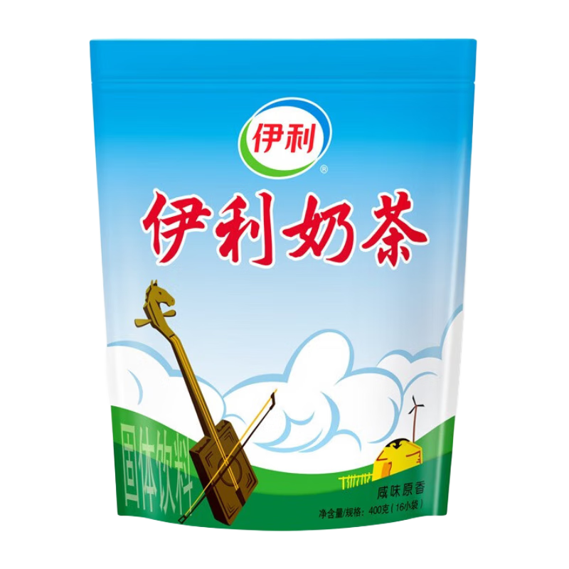 微信小程序、PLUS会员：伊利 奶茶 经典咸味原香 蒙古草原特色 400g 11.66元包邮（需用券）