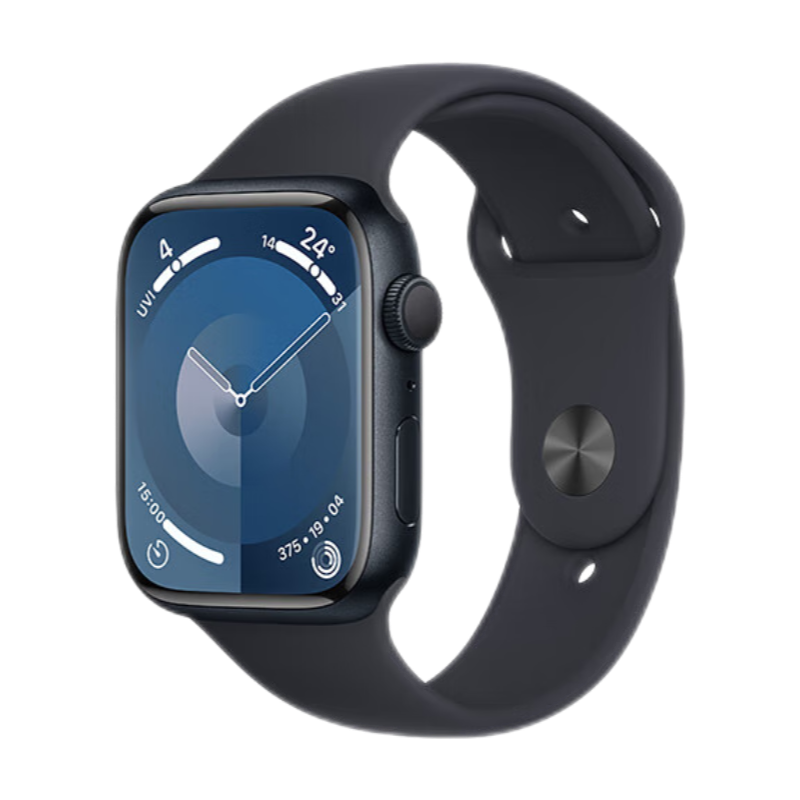 再降价、PLUS会员: Apple/苹果 Watch Series 9 智能手表 GPS款45毫米M/L MR9A3CH/A 2583.01元包邮（双重优惠）
