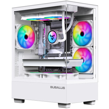 BUBALUS 大水牛 光之境白色电脑机箱