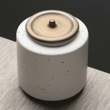 苏氏陶瓷 茶叶罐 300g 白色