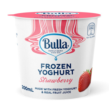 Bulla 布拉 草莓味冷冻酸乳雪糕 澳大利亚进口冰淇淋200ml