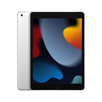 Apple 苹果 iPad(第9代)10.2英寸平板电脑2021年款(64GB Cellular版/MK613CH/A)银色 蜂窝网络