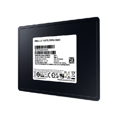 SAMSUNG 三星 PM893 SATA3.0 企业级SSD固态硬盘 7.68TB 9299元（需100元定金，5月11日0:30付尾款）