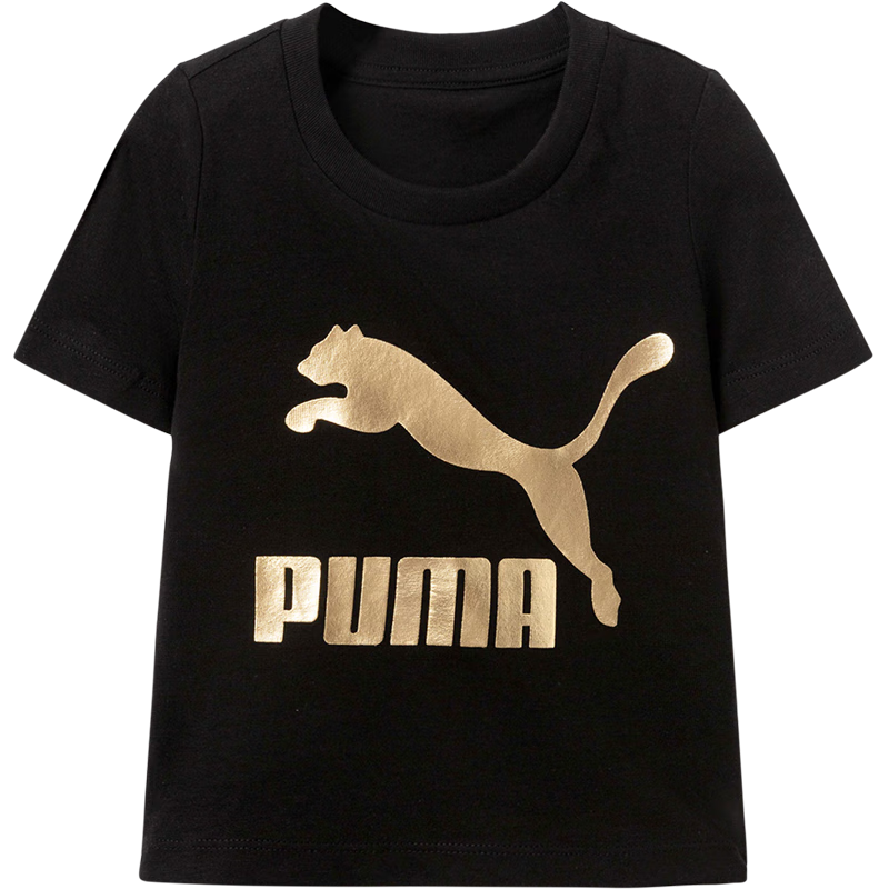 彪马（PUMA）儿童休闲运动短袖T恤 67.8元PLUS会员
